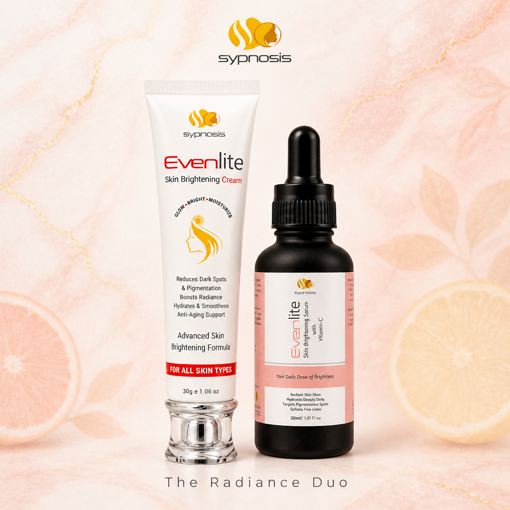 The Radiance Duo — Evenlite Brightening Cream + Vitamin-C Serum | Sypnosis